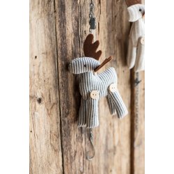 Rensdyr fra My Nostalgic Christmas r�d eller sand fra Ib Laursen h�ngende - Tinashjem