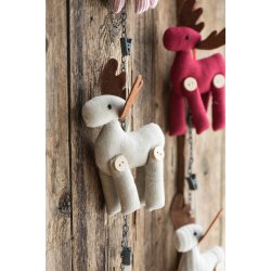Rensdyr fra My Nostalgic Christmas r�d eller sand fra Ib Laursen flere forskellige p� v�g - Tinashjem