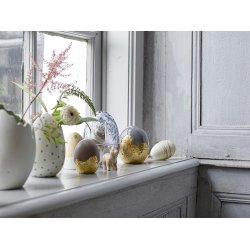 P�ske�g hvid fra Bloomingville i vindue - Tinashjem