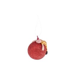 Medusa julekugle Baby Joe Red liggende p� kugle - Fransenhome