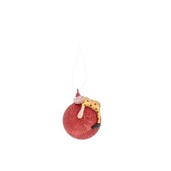 Medusa julekugle Baby Joe Red - Fransenhome