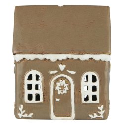 Hus til fyrfadslys Stillenat Gingerbread d�rkrans fra Ib Laursen - Tinashjem