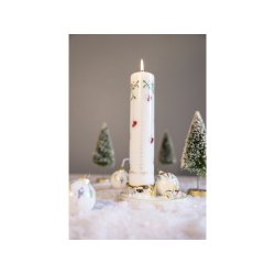 Medusa julekugler Jingle Bell White 2 stk. ved kalenderlys - Fransenhome