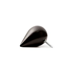 Normann Copenhagen Dropit knage sort small 2 stk. liggende - Fransenhome
