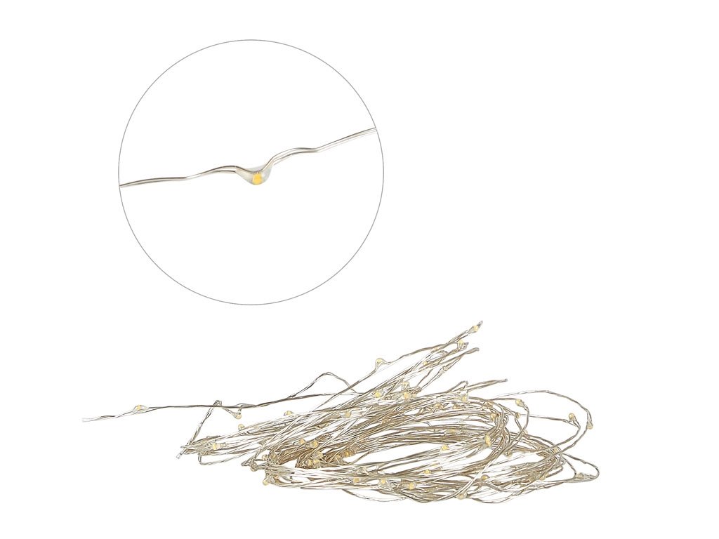 LED Decor ledning med 100 sm� lys - Fransenhome