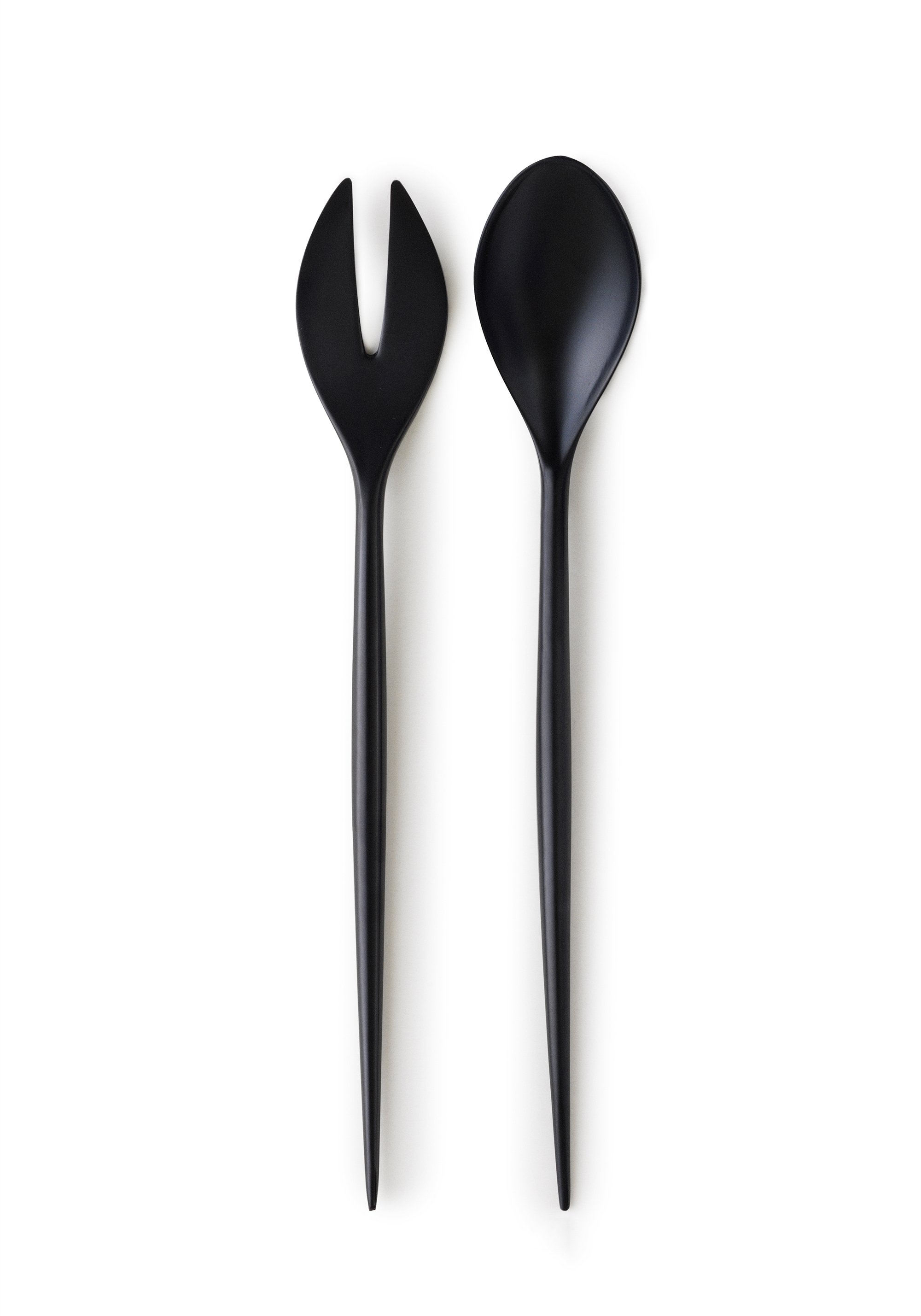 Normann Copenhagen Krenit salatbestik sort - Fransenhome