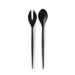Normann Copenhagen Krenit salatbestik sort - Fransenhome