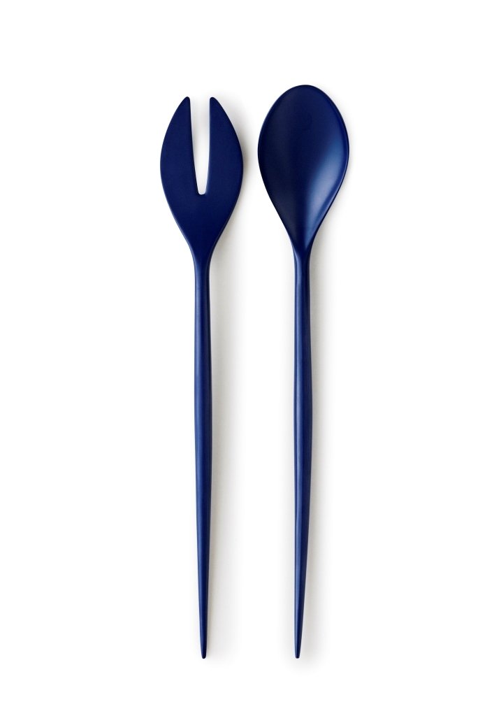 Normann Copenhagen Krenit salatbestik bl� - Fransenhome