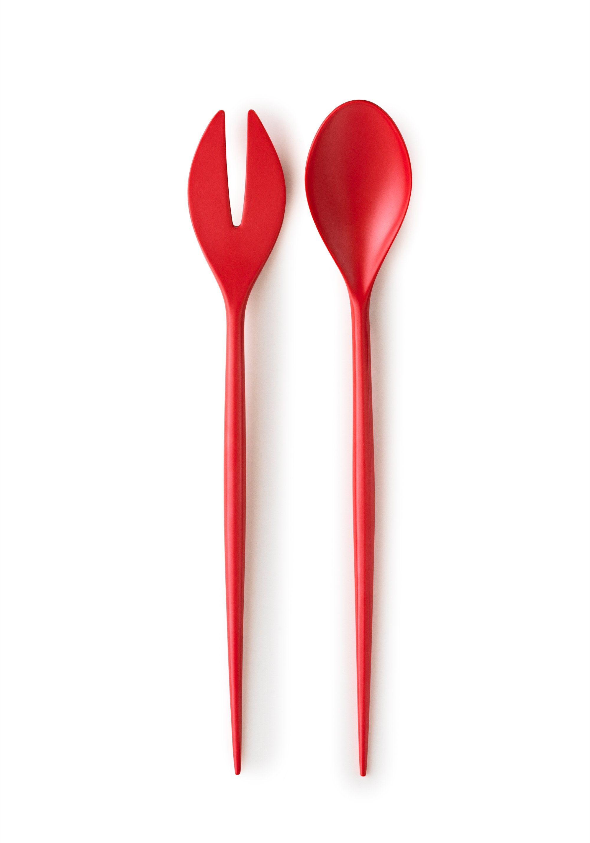 Normann Copenhagen Krenit salatbestik r�d - Fransenhome
