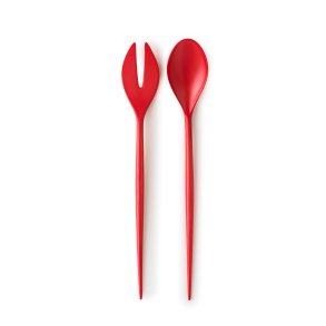 Normann Copenhagen Krenit salatbestik r�d - Fransenhome