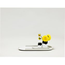 Normann Copenhagen Agnes vase 9 cm med blomst - Fransenhome
