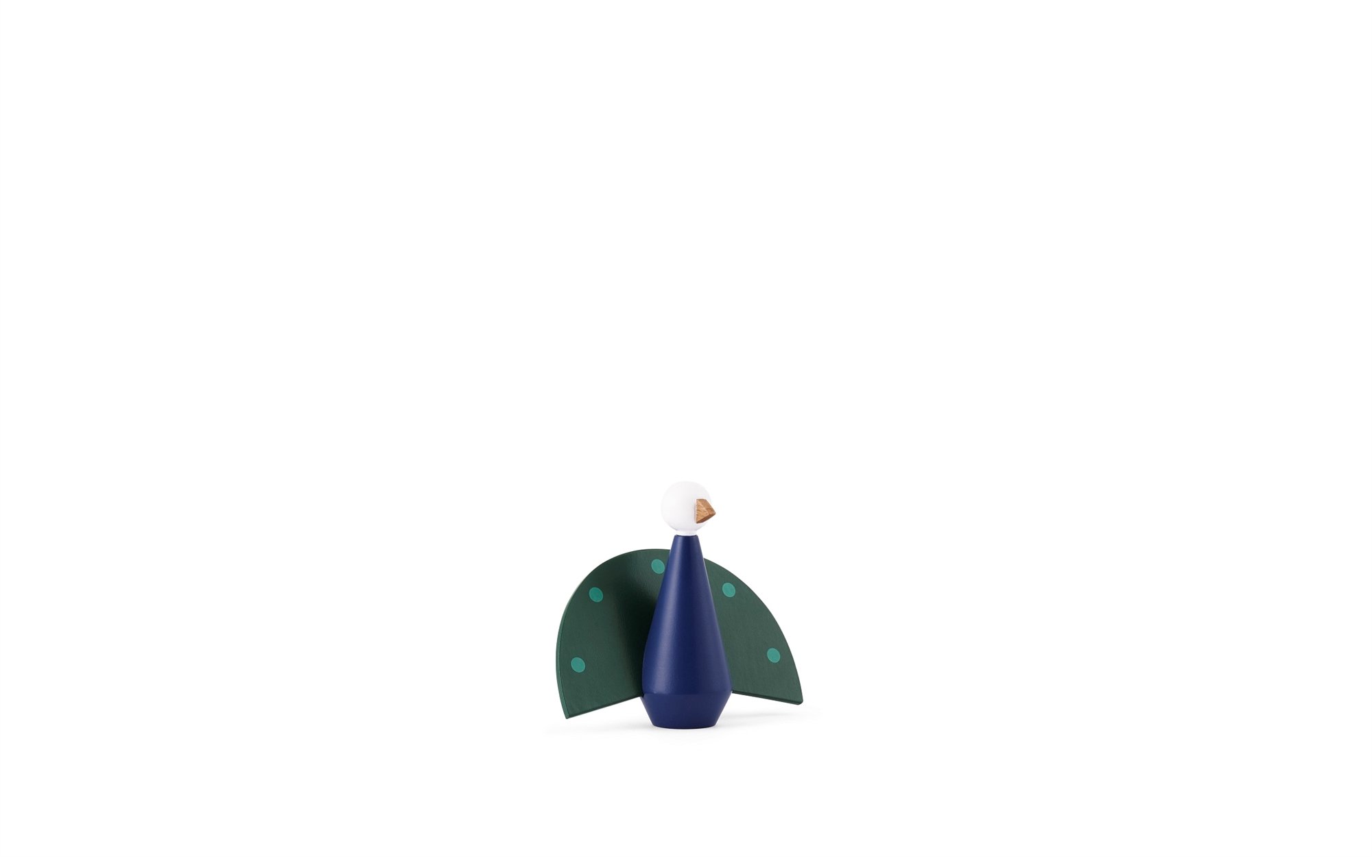 Normann Copenhagen Tivoli Tale Figurines Peacock small - Fransenhome