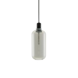 Normann Copenhagen Amp lampe smoke/sort large - Fransenhome