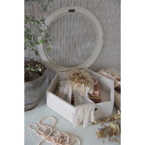 Jeanne d�Arc Living dekorationskasse rund - Tinashjem