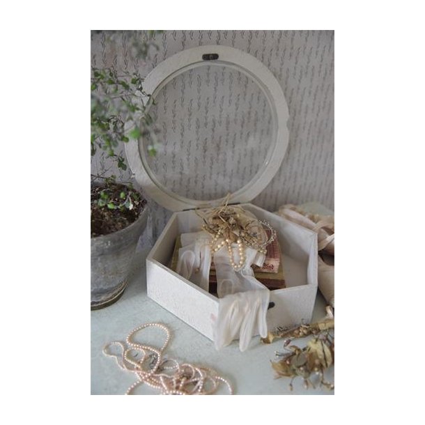 Jeanne d�Arc Living dekorationskasse rund - Tinashjem