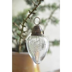Jeanne d�Arc Living julekogle p� gren - Tinashjem