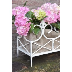Jeanne d�Arc Living jardiniere offwhite med hortensia - Tinashjem