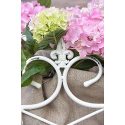 Jeanne d�Arc Living jardiniere offwhite med smukke blomster - Tinashjem