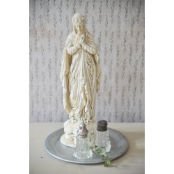 Jeanne d�Arc Living bakkes�t 3 stk. med antik finish med figur - Tinashjem