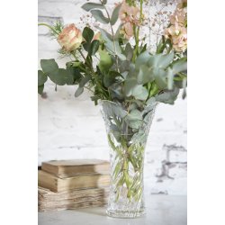 Jeanne d�Arc Living vase i glas 24 cm med buket - Tinashjem