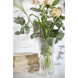 Jeanne d�Arc Living vase i glas 20 cm med buket - Tinashjem