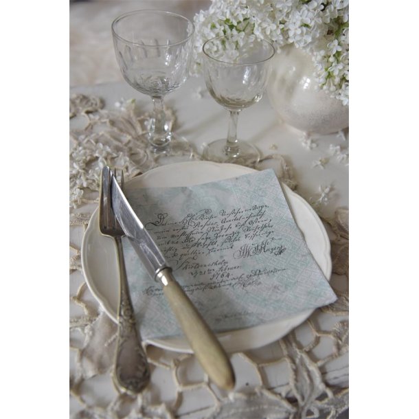 Jeanne d�Arc Living servietter med tekst - Tinashjem