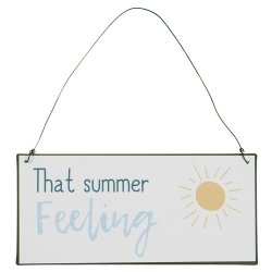 Metalskilt that summer feeling fra Ib Laursen - Tinashjem