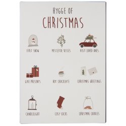 Metalskilt Hygge of Christmas fra Ib Laursen - Tinashjem