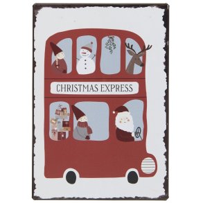 Metalskilt Christmas Express fra Ib Laursen - Tinashjem