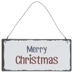 Metalskilt Merry Christmas fra Ib Laursen - Tinashjem