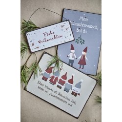 Metalskilt Das Sch�nste an Weihnachten ist fra Ib Laursen med andre skilte - Tinashjem