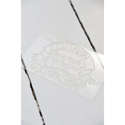 Jeanne d�Arc Living stencil Du Savon til dekoration - Tinashjem