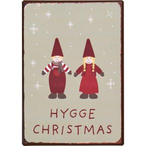 Metalskilt Hygge Christmas fra Ib Laursen - Tinashjem