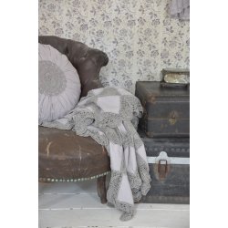 Jeanne d�Arc Living plaid oldemor multistykke gr� p� sofa - Tinashjem 