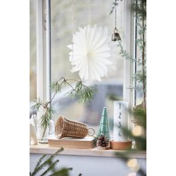 Adventslys 1-4 hvid fra Ib Laursen i vindueskarm - Tinashjem