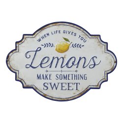 V�gdekoration Gatherings Lemon fra Bloomingville - Tinashjem