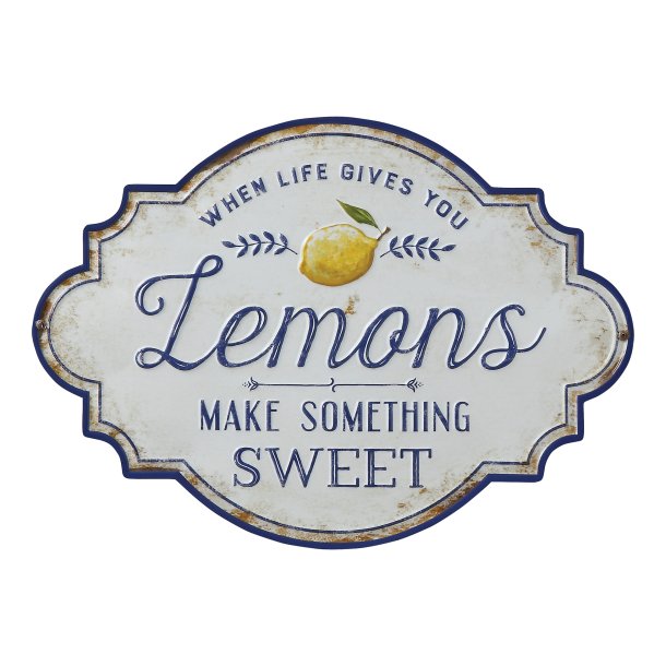 V�gdekoration Gatherings Lemon fra Bloomingville - Tinashjem