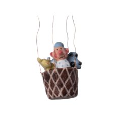 Medusa luftballon bl� dreng i kurv - Fransenhome