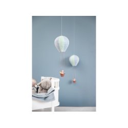 Medusa luftballon bl� til baby shower - Fransenhome