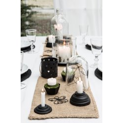 Engel Luna i tr�d hjerte 13 cm fra Ib Laursen liggende p� julebord - Tinashjem