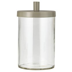 Holder glas med metall�g til kertelys fra Ib Laursen - Tinashjem