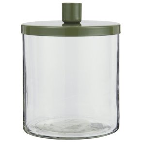 Holder glas med metall�g gr�nt til bedelys fra Ib Laursen - Tinashjem