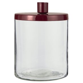 Holder glas med metall�g til bedelys fra Ib Laursen - Tinashjem