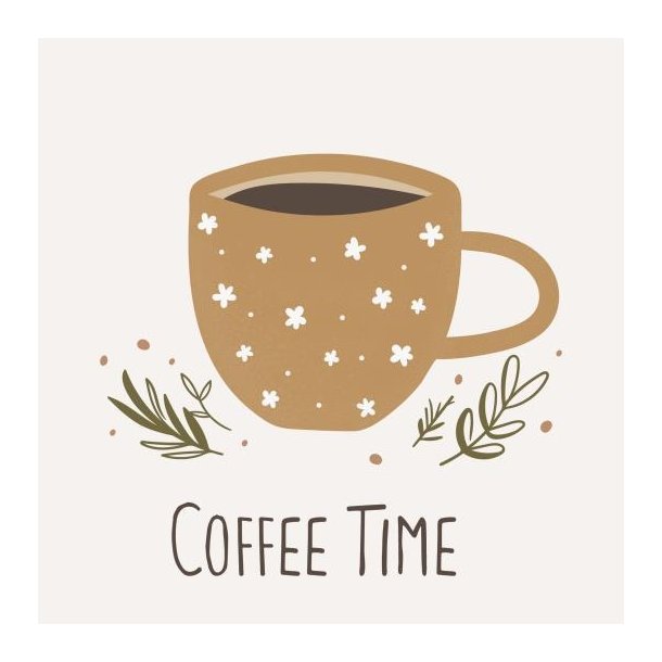 Serviet Coffee Time fra Ib Laursen - Tinashjem