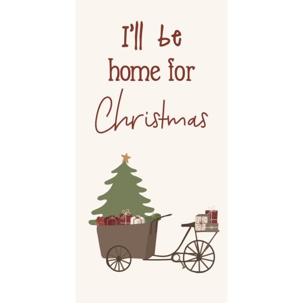Serviet I�ll be home for Christmas fra Ib Laursen - Tinashjem