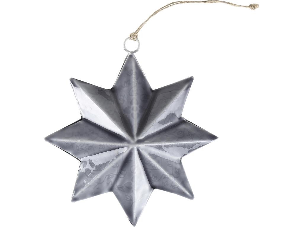 Juleoph�ng Ida stjerne 15 x 4,5 x 16,5 cm til oph�ng - Fransenhome