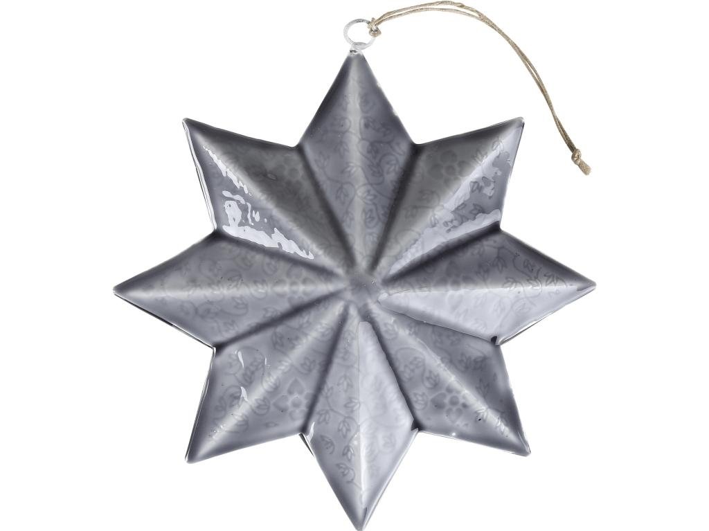 Juleoph�ng Ida stjerne 19,5 x 6 x 21 cm til oph�ng - Fransenhome