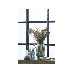Vase Moes 13 cm p� hylde med blomster - Fransenhome