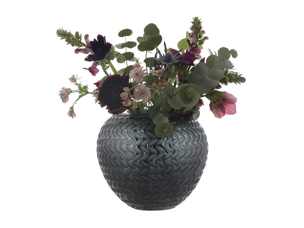 Vase Lugo 18,5 cm med buket - Fransenhome