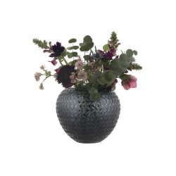 Vase Lugo 18,5 cm med buket - Fransenhome